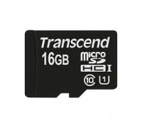 Transcend Premium MicroSDHC 16 GB Class 10 UHS-I / U1 Card (TS16GUSDCU1)