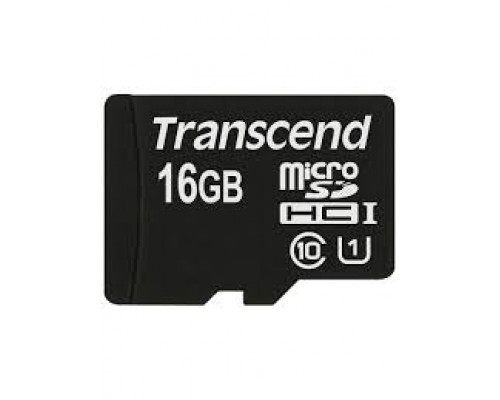 Transcend Premium MicroSDHC 16 GB Class 10 UHS-I / U1 Card (TS16GUSDCU1)
