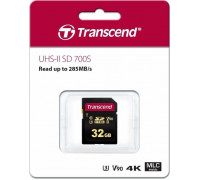 Transcend 700S SDHC 32 GB Class 10 UHS-II / U3 V90 card (TS32GSDC700S)