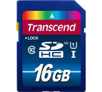 Transcend 300x SDHC 16 GB Class 10 UHS-I / U1 card (TS16GSDU1)