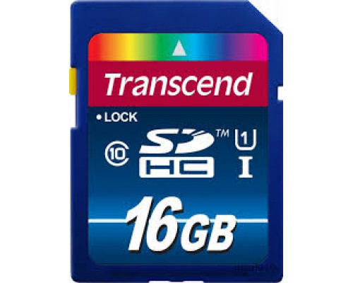 Transcend 300x SDHC 16 GB Class 10 UHS-I / U1 card (TS16GSDU1)