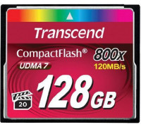Transcend 800x Compact Flash 128GB Card (TS128GCF800)