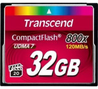 Transcend 800x Compact Flash 32GB card (TS32GCF800)