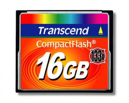 Transcend 133s Compact Flash 16GB Card (TS16GCF133)