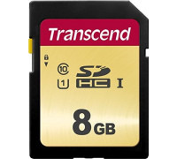Transcend 500S SDHC 8 GB Class 10 UHS-I / U1 card (TS8GSDC500S)