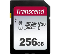 Transcend 300S SDXC 256 GB Class 10 UHS-I / U3 V30 Card (TS256GSDC300S)