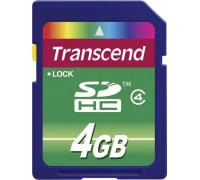 Transcend SDHC 4 GB Class 4 Card (TS4GSDHC4)