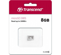 Transcend 300S MicroSDHC 8 GB Class 10 Card (TS8GUSD300S)