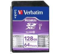 Verbatim Premium SDXC 128 GB Class 10 UHS-I / U1 Card (44025)