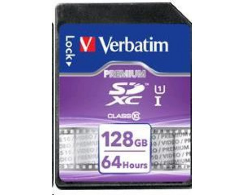 Verbatim Premium SDXC 128 GB Class 10 UHS-I / U1 Card (44025)