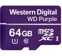 Western Digital Purple MicroSDXC 64 GB Class 10 UHS-I Card (WDD064G1P0A)