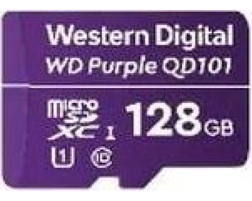 Western Digital Purple MicroSDXC 128 GB Class 10 UHS-I / U1 Card (WDD128G1P0C)