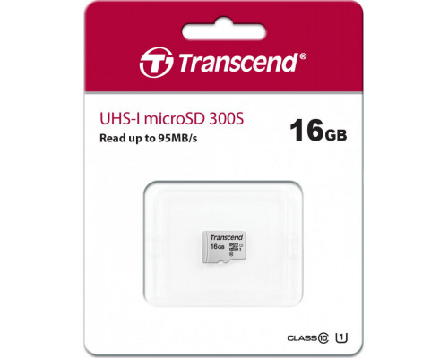 Transcend MicroSDHC 16 GB Class 10 UHS-I / U1