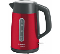 Bosch Design Line TWK4P434, kettle (red / gray, 1.7 liters)