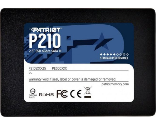 SSD 128GB SSD Patriot P210 128GB 2.5" SATA III (P210S128G25)