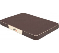 HOBBYDOG Premium mattress - Brown, eco-leather XL 120x80