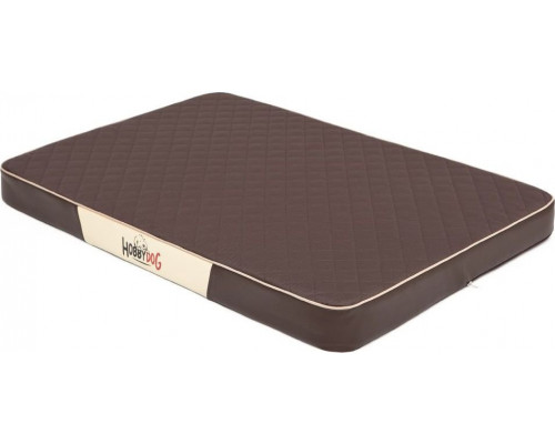 HOBBYDOG Premium mattress - Brown, eco-leather XL 120x80