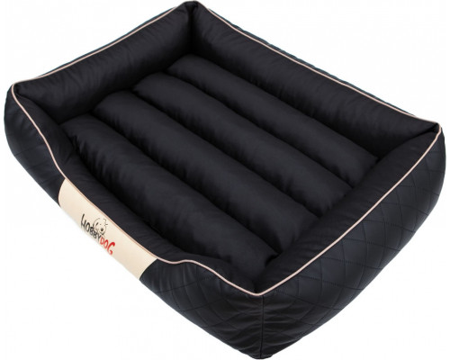 HOBBYDOG Standard Imperial Bed - Black/beige 114x84