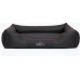 HOBBYDOG Comfort bed - Black/red XXL