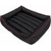 HOBBYDOG Comfort bed - Black/red XXL