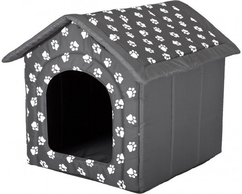 HOBBYDOG Doghouse with paws - gray 
