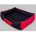 HOBBYDOG Comfort bed - Black/red XL