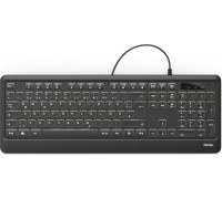 Hama KC-550 Wired Keyboard Black DE (001826710000)