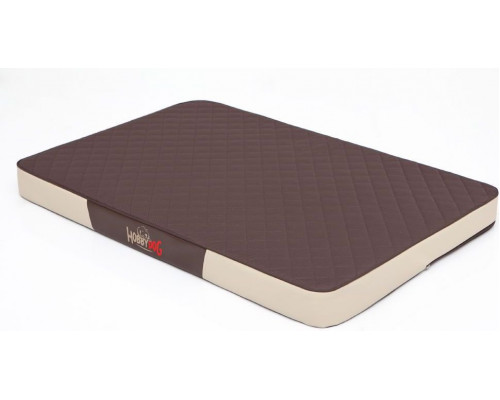HOBBYDOG Premium mattress - Brown/beige eco-leather XL
