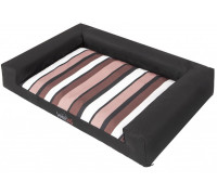 HOBBYDOG Dog bed Victoria black/stripes L 