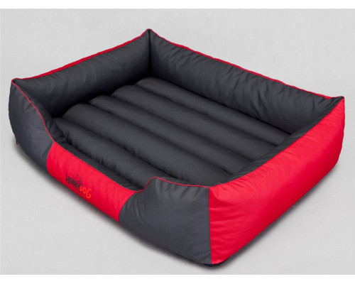 HOBBYDOG Comfort bed - Red-gray XL