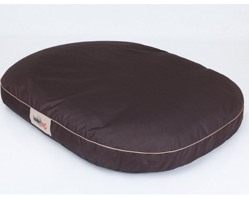 HOBBYDOG Oval mattress - Dark brown L