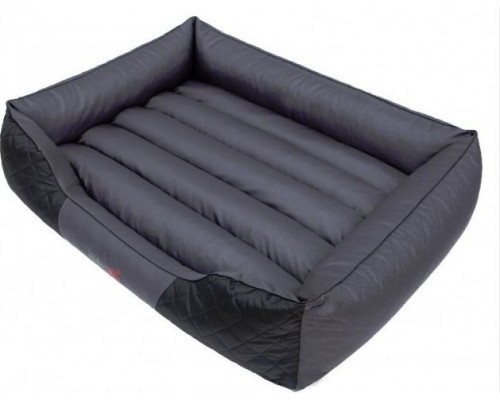 HOBBYDOG Premium dog bed - Gray/black L