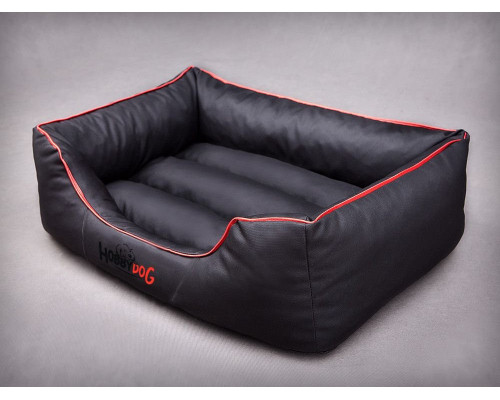 HOBBYDOG Comfort bed - Black/red L