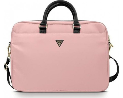 Guess Nylon Bag for Macbook 15/16 pink