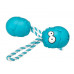 Игрушка для собаки EBI Coockoo Toy Bumpies + Rope Petrol Mint M 7-16kg 8.5x6.8x5.8cm