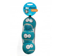 Suņu rotaļlieta EBI Coockoo Breezy Blue Balls Toy L 3pcs. 7.6cm