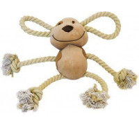 Suņu rotaļlieta YARRO Cheerful Dog with a rope 40cm