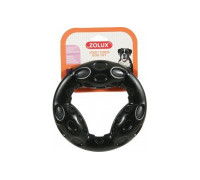 Suņu rotaļlieta Zolux Toy TPR Bubble circle - 18 cm black