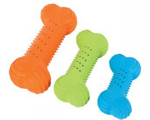 Suņu rotaļlieta Zolux Toy rubber crispy bone 14 cm, different colors