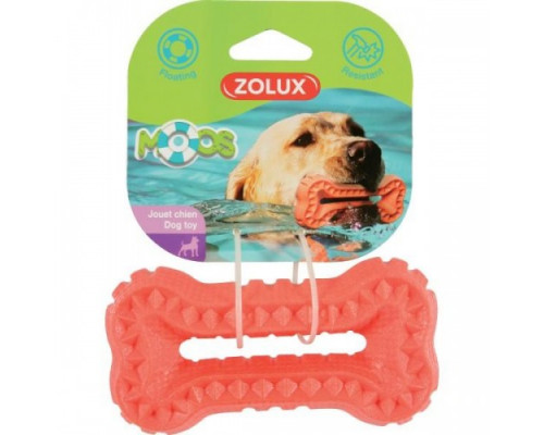 Игрушка для собаки Zolux Toy TPR Moos amber bone 16 cm