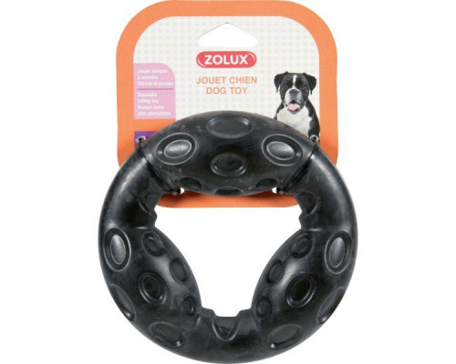 Suņu rotaļlieta Zolux Toy Bubble, circle 14 cm, black