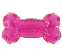 Suņu rotaļlieta Zolux Toy Tpr Pop bone 12 cm, pink