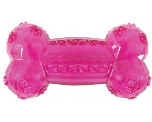 Suņu rotaļlieta Zolux Toy Tpr Pop bone 12 cm, pink