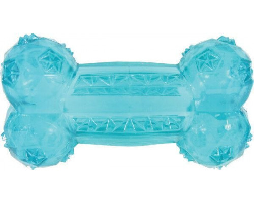 Игрушка для собаки Zolux Toy TPR POP bone 12 cm, turquoise color