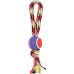 Игрушка для собаки Zolux Rope with a tennis ball, 40 cm