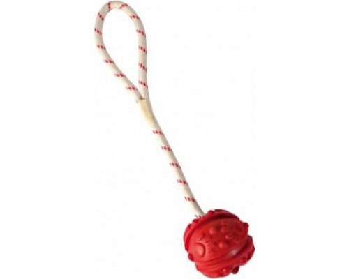 Suņu rotaļlieta Trixie BALL WITH CORD 11cm/20cm