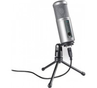 Audio-Technica AT2500 USB Microphone Capacitor Microphone - black
