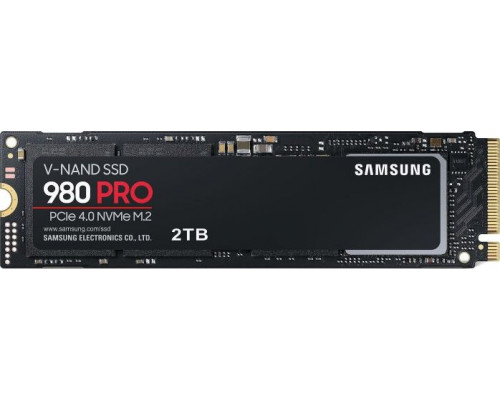 SSD 2TB SSD Samsung 980 PRO 2TB M.2 2280 PCI-E x4 Gen4 NVMe (MZ-V8P2T0BW)