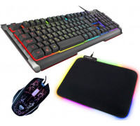 Genesis RHOD 400 RGB ALU for games + RGB pad + mouse (NKG-0993)