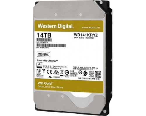 Western Digital Gold DC HA750 14 TB 3.5'' SATA III (6 Gb/s) (WD141KRYZ)